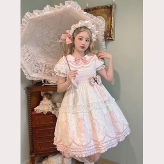 Sea of Flower Tulip Classic Lolita Dress OP by Alice Girl (AGL64A)